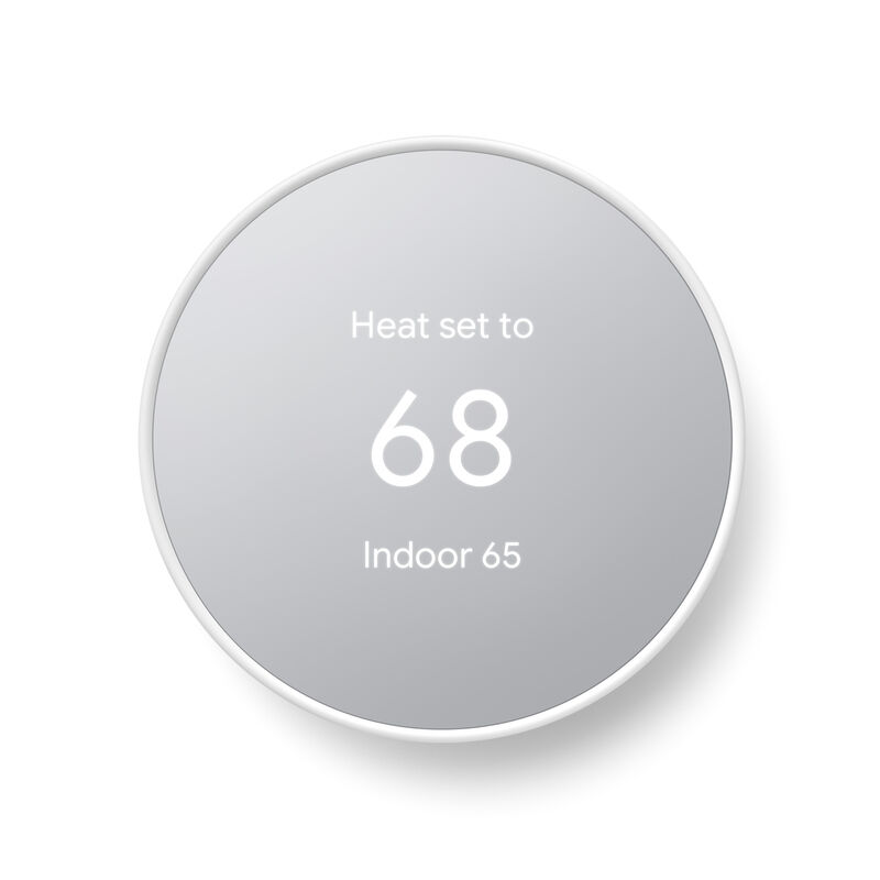 Google Nest Thermostat Snow