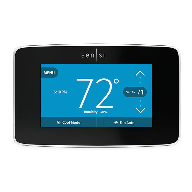 Sensi Touch smart thermostat Black