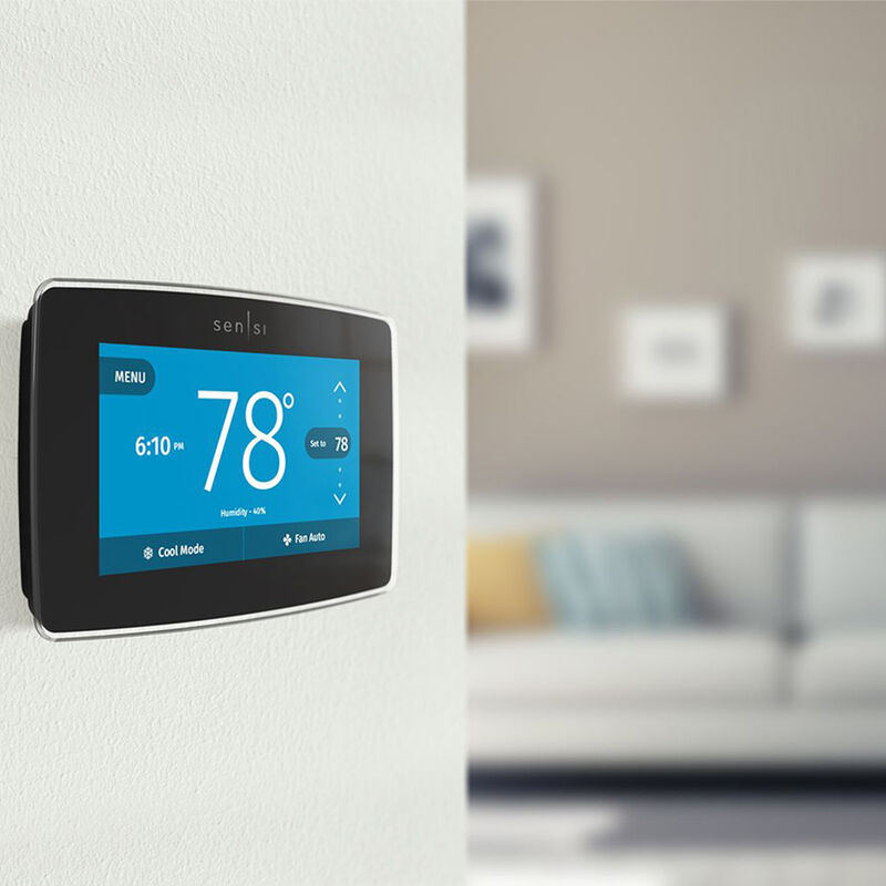 Sensi Touch smart thermostat Black