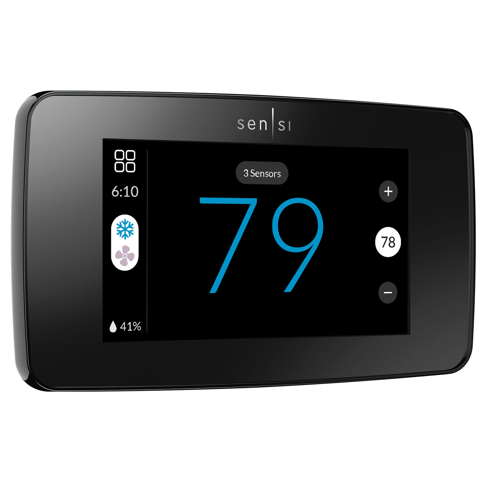 Sensi Touch 2 smart thermostat Black | Georgia Power Marketplace